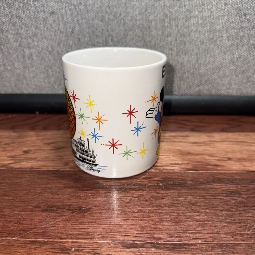 VTG Disney World Castle EPCOT Personalized Coffee Mug Collectible Cup- “Eddie”